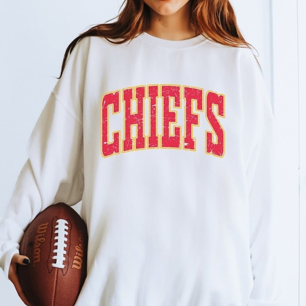 Kansas City Football Sweatshirt Retro NFL Crewneck Chiefs Fan Gift 05
